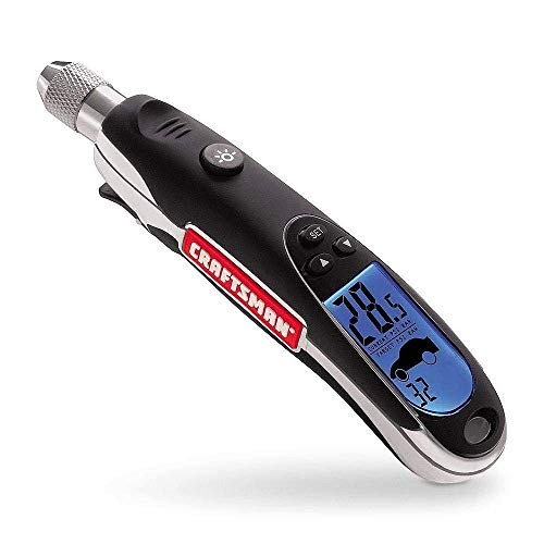 Craftsman Programmable Digital Tire Gauge (with bright LED display. batteries included)