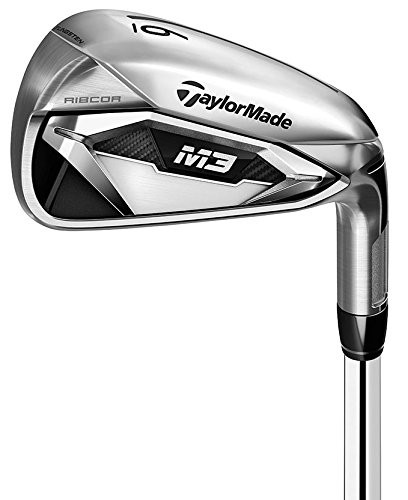 TaylorMade M3 Irons Set (Set of 8 total clubs: 4-PW, AW, Steel Shaft, Right Hand, Stiff Flex)