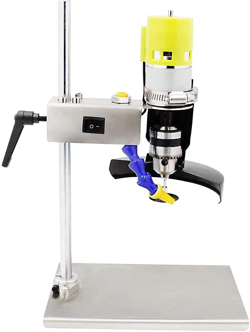 HKTK 6000R/Min Glass Bottle Cutter, 150W Electric DIY Bottle Cutter Machine, Wine Bottle Cutter Tool Kit for Round/Square/Irregular Glass or Ceramic Bottles,British Model