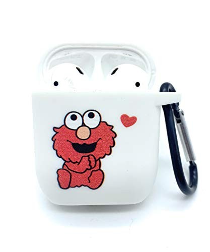 Apple AirPods Case Premium Cover fits 1st & 2nd Generation AirPods Charging Case (Elmo)