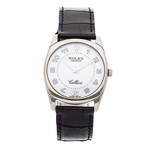 Rolex Cellini Mechanical (Hand-Winding) White Dial Mens Watch 4233/9 (Certified Pre-Owned)