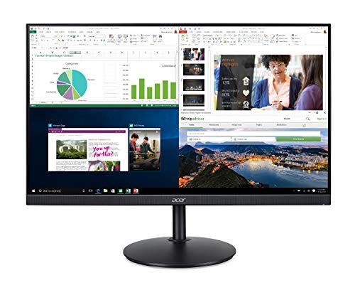 Acer CB272 bmiprx 27 inches Full HD (1920 x 1080) IPS Zero Frame Monitor with AMD Radeon FreeSync Technology - 1ms VRB & 75Hz Refresh (Display, HDMI & VGA port),Black