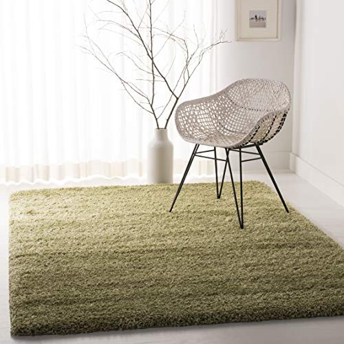 Safavieh California Premium Shag Collection SG151-5252 Green Area Rug (4' x 6')