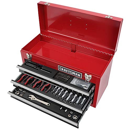 CRAFTSMAN 178 TOOL SET WITH CRAFTSMAN 3 DRAWER TOOL BOX