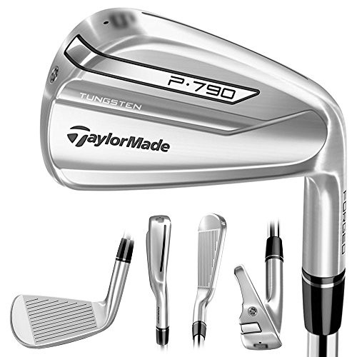 TaylorMade Golf P790 Men's Iron Set (Set of 8 total clubs: Graphite Regular Flex 3-PW Iron Set, Right Hand)