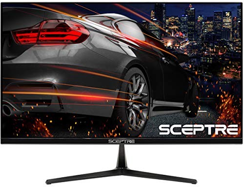 Sceptre E255B-1658A 24.5" 165Hz 144Hz 1ms Gaming LED Monitor 2X HDMI 2.0 1x DisplayPort, Metal Black 2019