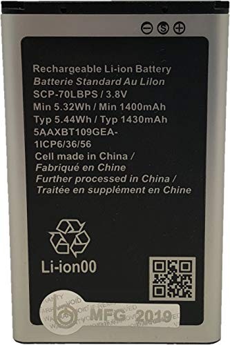 New BELTRON SCP-70LBPS 1430 mAh Replacement Battery for Kyocera Cadence 4G LTE S2720 Verizon Flip Phone (BLT-SCP70LBPS)