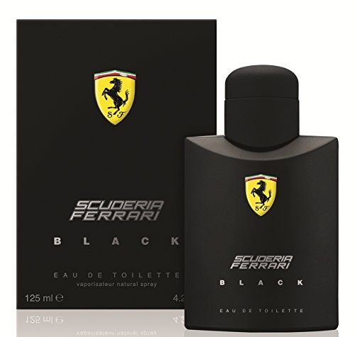 Ferrari Scuderia Black Eau De Toilette Spray For Men, 4.2 Ounce