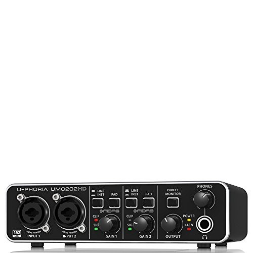 BEHRINGER U-PHORIA UMC202HD, 2-Channel (