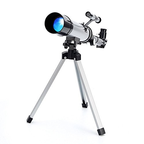 Telescope Star Finder with Tripod F36050 HD Zoom Monocular Space Astronomical Spotting Scope for Kids and Beginner (Small)