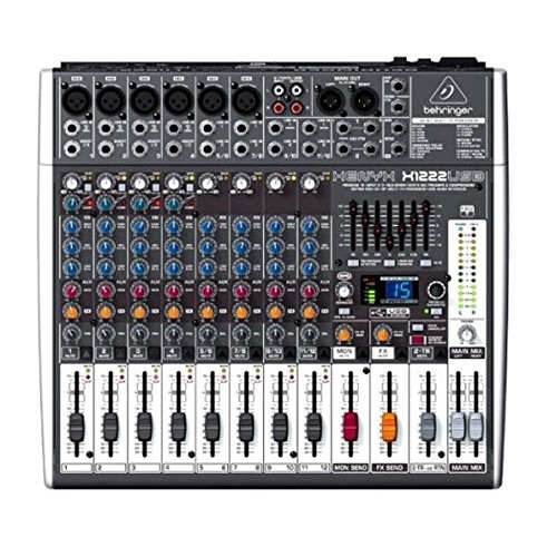 Behringer Xenyx X1222USB Premium 16-Input 2/2-Bus Mixer with USB/Audio Interface