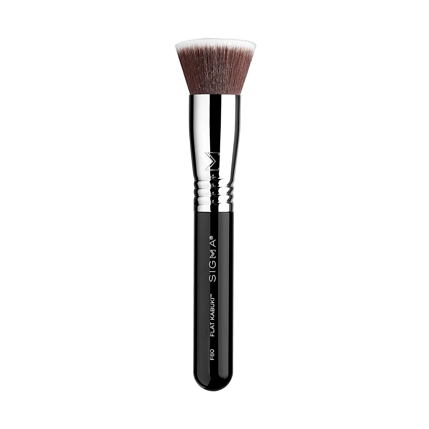 Sigma Beauty F80 Flat Kabuki Brush, Best Selling Foundation Brush & Professional Grade Makeup Brush to Blend Liquid & Cream Products