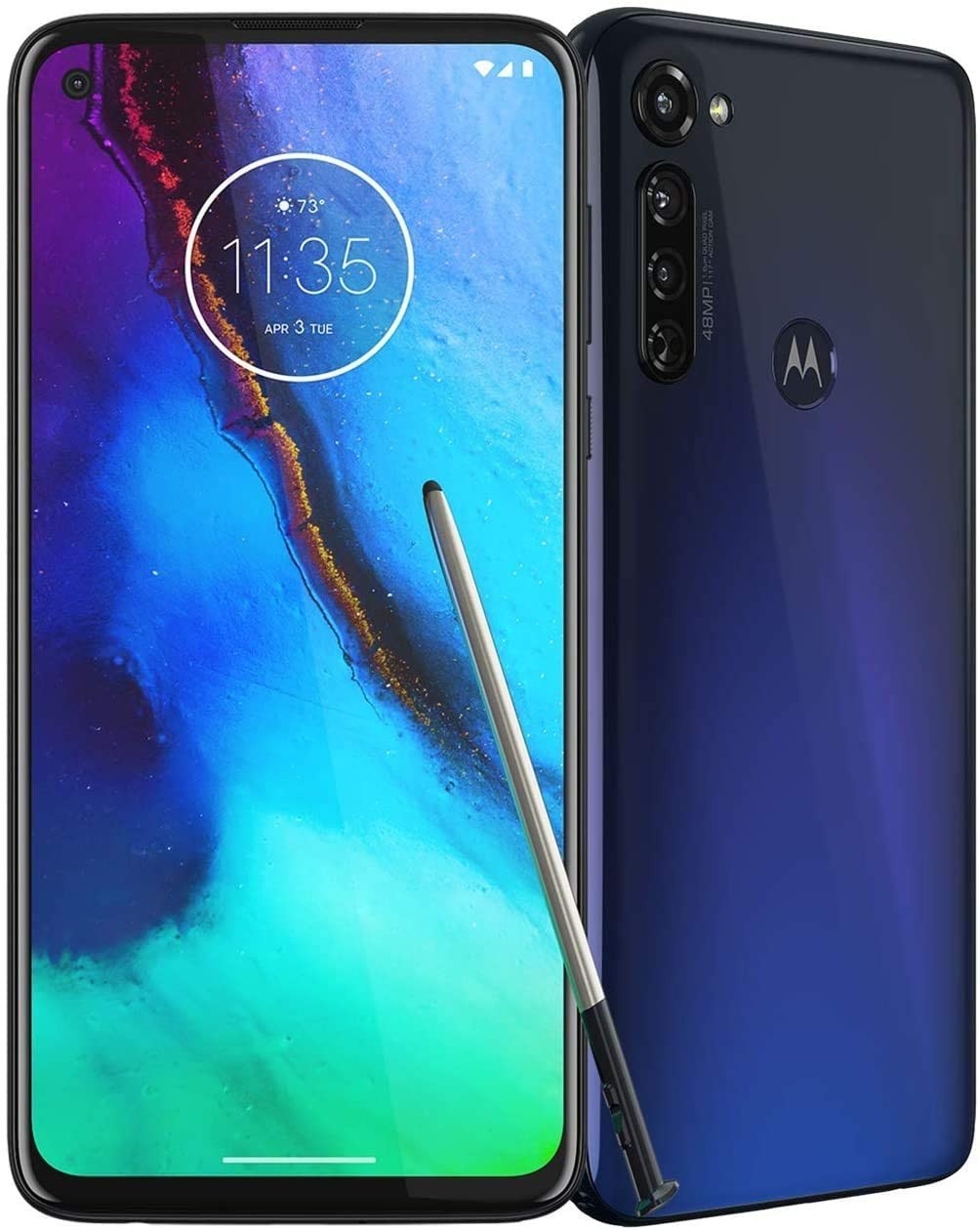 Moto G stylus | 2020 | Unlocked | Made by Motorola | 4/128GB | 48MP Camera | Indigo 