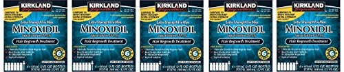 Minoxidil 5 percentage Extra Strength Hair Loss Regrowth Treatment Men, 5 Pack (6 Months Supply)