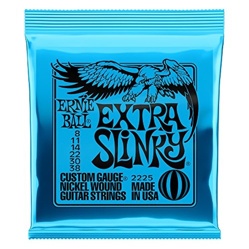 Ernie Ball Extra Slinky Nickel Wound Set, .008 - .038