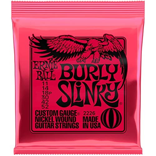 Ernie Ball Burly Slinky Nickelwound Electric Guitar Strings 11-52 Gauge