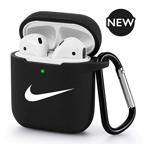 ODUMDUM Compatible with AirPods Case Silicon Protective Cover Apple AirPods 2 & 1 (Front LED Visible)