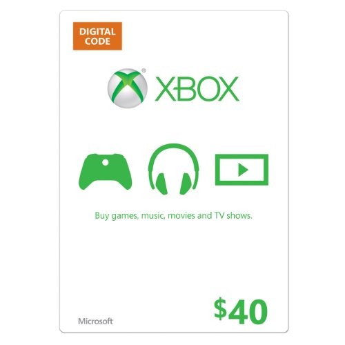 $40 Xbox Gift Card [Digital Code]