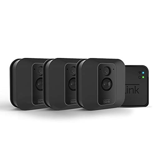 Blink XT2 Outdoor/Indoor Smart Security Camera with cloud storage included, 2-way audio, 2-year battery life - 3 camera kit