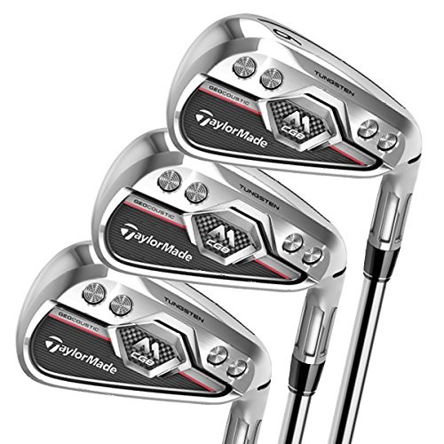 TaylorMade Golf MCGB Men's Iron Set (Set of 8 total clubs: Graphite Senior Flex 5-PW AW SW Iron Set, Right Hand)