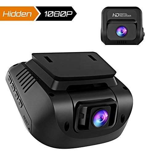 Both 1080P FHD Front and Rear Dual Lens Dash Cam in Car Camera Recorder Crosstour External GPS HDR Both 170°Wide Angle Motion Detection G-Sensor Loop Recording(CR900)