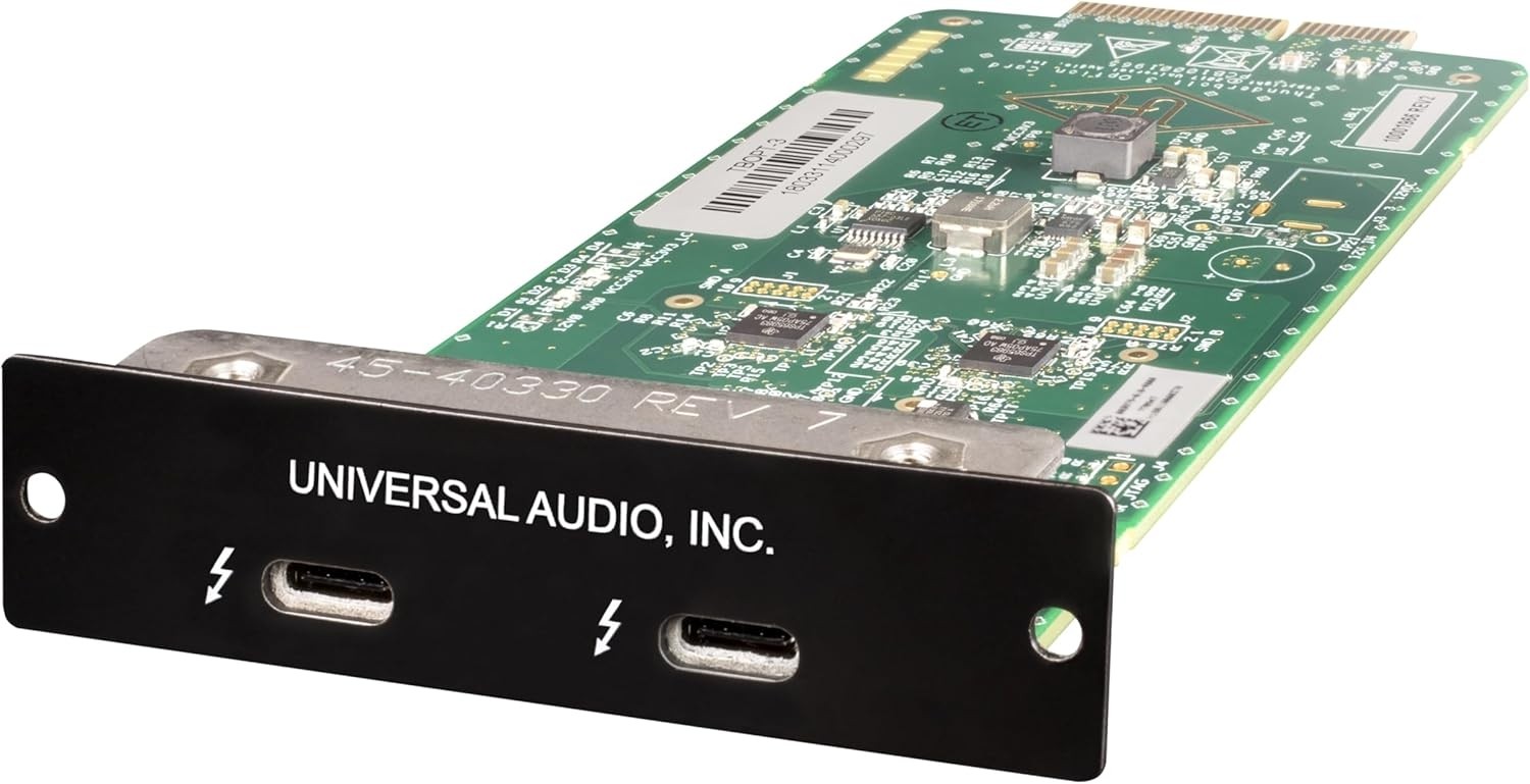 Universal Audio Thunderbolt 3 Option Card for Apollo rackmount interfaces