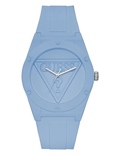 GUESS Quartz Rubber and Silicone Casual Watch, Color:Red (Model: U0979L6)