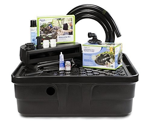 Aquascape 83013 Landscape Backyard Waterfall Fountain Kit, Black