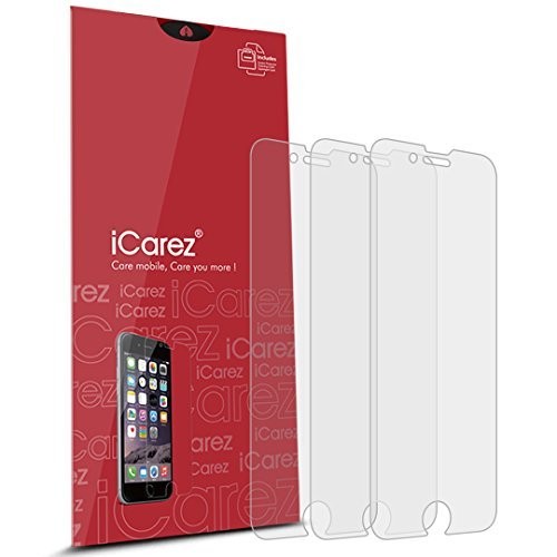 iCarez [HD Clear Screen Protector for iPhone 8 iPhone 6 /6S iPhone 7 4.7 inch [Unique Hinge Install Method with Kits] Easy to Install [3-Pack]