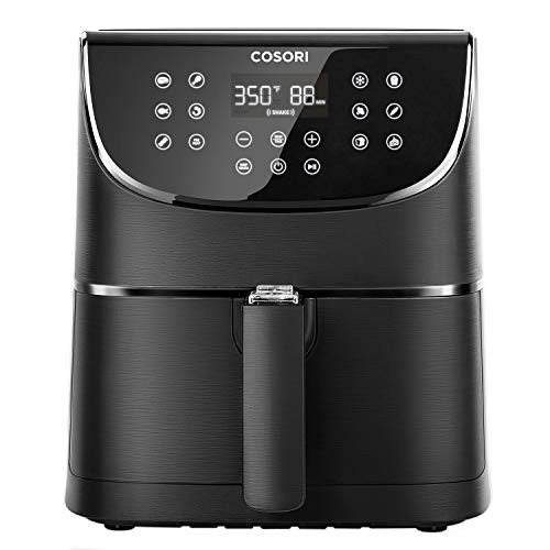 COSORI Air Fryer, MAX XL 5.8-Quart,1700-Watt Electric Hot Air Fryers Oven & Oilless Cooker for Roasting,LED Digital Touchscreen w/ 11 Presets,Nonstick Basket,2-Year Warranty,ETL/UL Listed(100 Recipe)