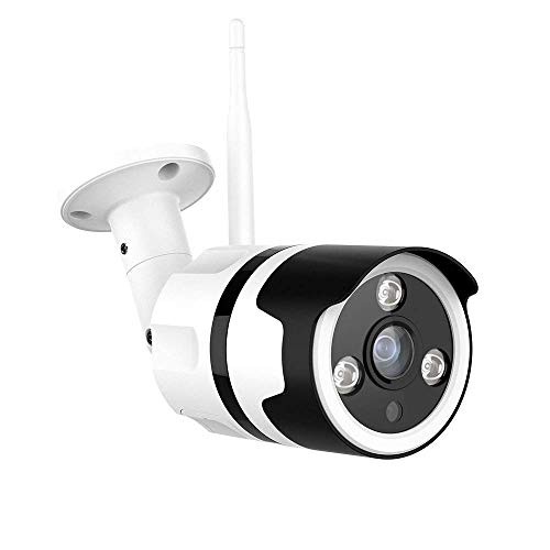 NETVUE Outdoor Security Camera - 1080P Outdoor Camera Wireless, IP66 Waterproof, WiFi Outdoor Camera 2-Way Audio, Night Vision, Motion Detection, Cloud Storage, TF Card Support Work with Alexa, White