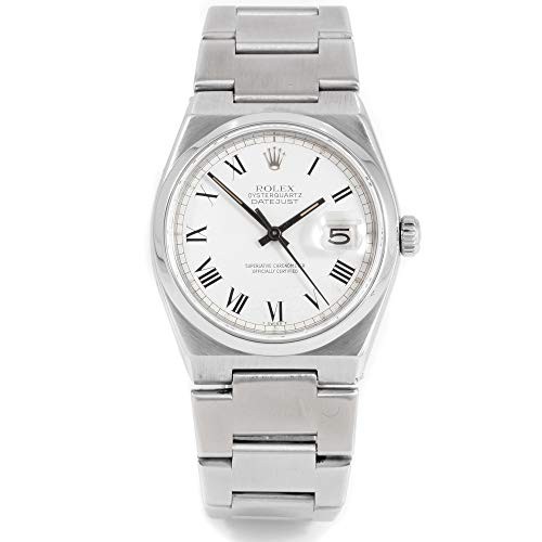 Rolex 17000 36mm Mens Oysterquartz Model - White Buckley Dial - Oysterquartz Band (Certified Pre-Owned)