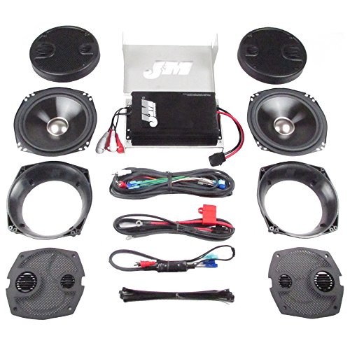 J&M Audio 4 Speaker and 400 Watt Amplifier Kit for 2006-2013 Harley-Davidson Ultra Classic Limited models - JHAK-HCU06-4004SP