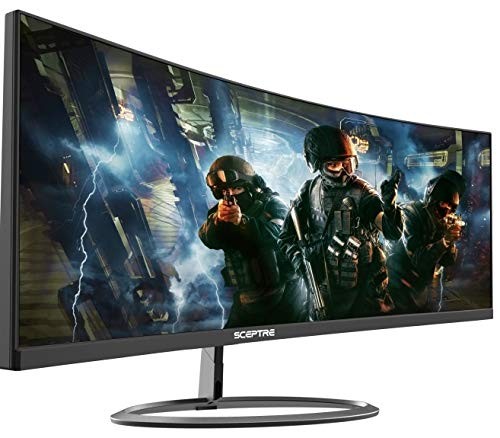 Sceptre C305W-2560UN 30-inch 21:9 Super Curved Ultrawide Creative Monitor 2560x1080p Ultra Slim HDMI DisplayPort up to 85Hz 1ms MPRT FPS-RTS Build-in Speakers, Machine Black 2020