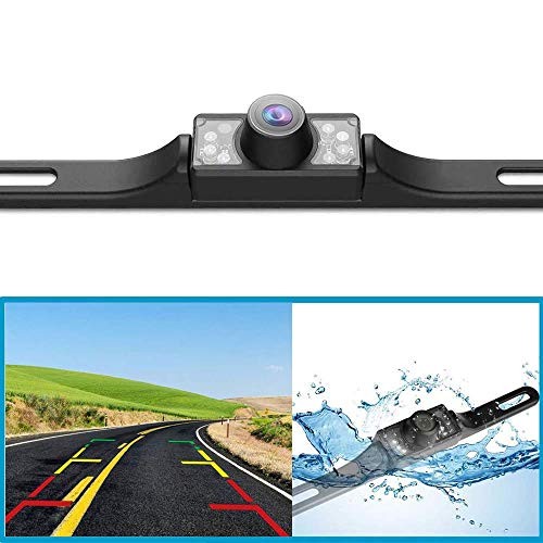 Universal Vehicle Backup Camera, 170°Perfect View Angle 8 LED Lights Night Vision Waterproof for Car Trucks SUV RV Pickup