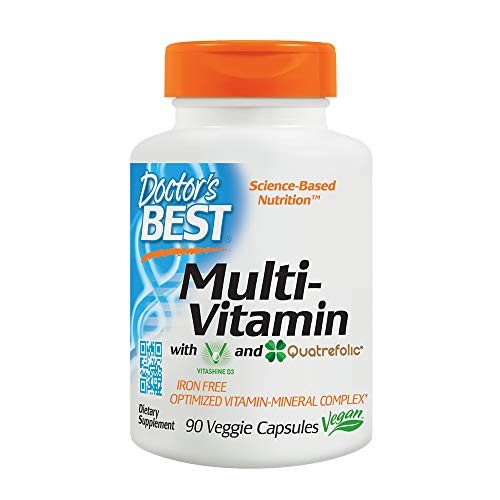 Doctor's Best Multi-Vitamin, Vegan, Gluten Free, 90 Veggie Caps