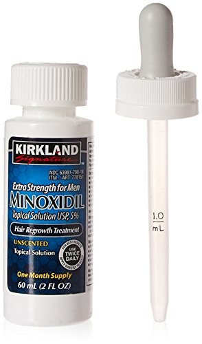 Kirkland Minoxidil 5% Extra Strength Hair Regrowth For Men, 6 Month Supply, 2 Ounce Bottle, 6 Count