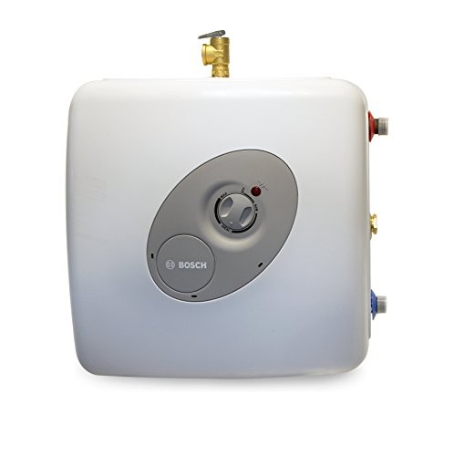 Bosch Electric Mini-Tank Water Heater Tronic 3000 T 7-Gallon (ES8)  - Eliminate Time for Hot Water - Shelf, Wall or Floor Mounted