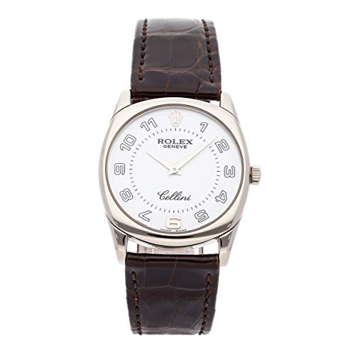 Rolex Cellini Mechanical (Hand-Winding) White Dial Mens Watch 4233/9 (Certified Pre-Owned)