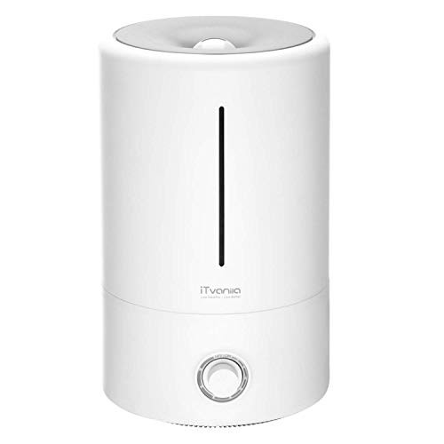 iTvanila Humidifiers, Cool Mist Humidifier, 4L Humidifiers for Large Bedroom Babies(BPA Free) Living Room Office, Auto-Off Whisper Quiet Lasts up to 40 Hours (C2)