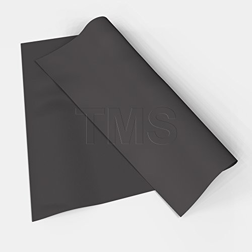 TMS Mass Loaded Vinyl, 4' x 4' (16 sf) 1 Lb MLV Soundproofing Barrier. Highest Quality! Made in the USA