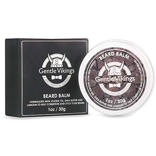 Gentle Vikings Beard Balm Leave-in Conditioner - All Natural -Vegan Friendly Organic Oils and Butters