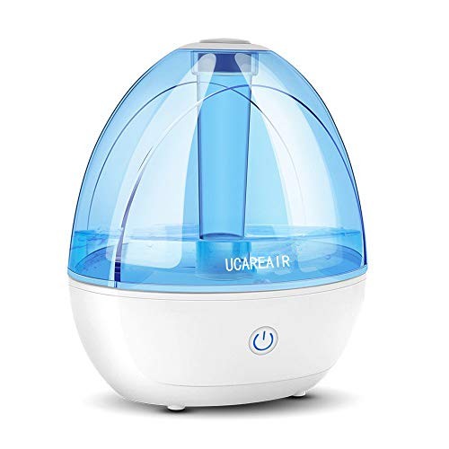 Cool Mist Humidifier - Humidifier for Bedroom, Quiet Mist Humidifier, High Low Mist, Waterless Auto-off, Night Light, Baby Kids Nursery, 2L Tank, Filterless Humidifiers for home office, ETL Approved