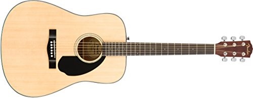 Fender CD-60S Right Handed Acoustic Guitar - Dreadnaught Body - Natural