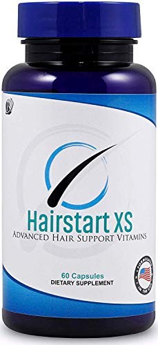 Hairstart XS: Powerful Natural Hair Growth Vitamins, Stops Hair Loss, Balding, Thinning. Promotes Hair Regrowth, All Hair Types, Men and Women, 30 Day Supply