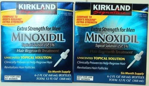 Minoxidil for Men 5% Minoxidil Hair Regrowth Treatment 12 Months Supply Unscented 1 Year