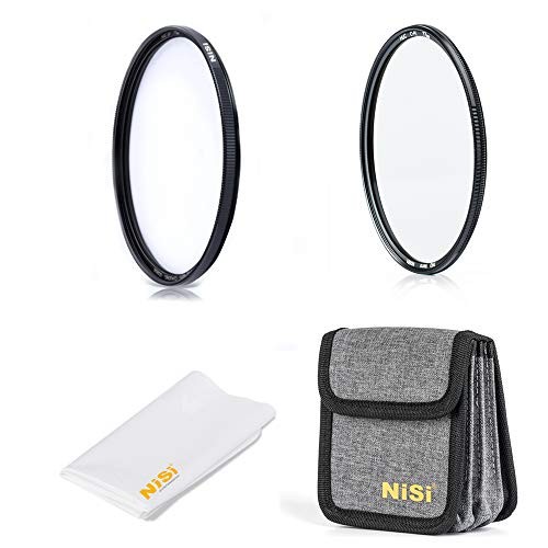 NiSi 82mm Circular Filter Starter Kit, Including HUC UV Filter, HUC CPL and Filter Pouch