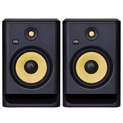 KRK RP8 Rokit 8 G4 Professional Bi-Amp 8" Powered Studio Monitor Pair, Black