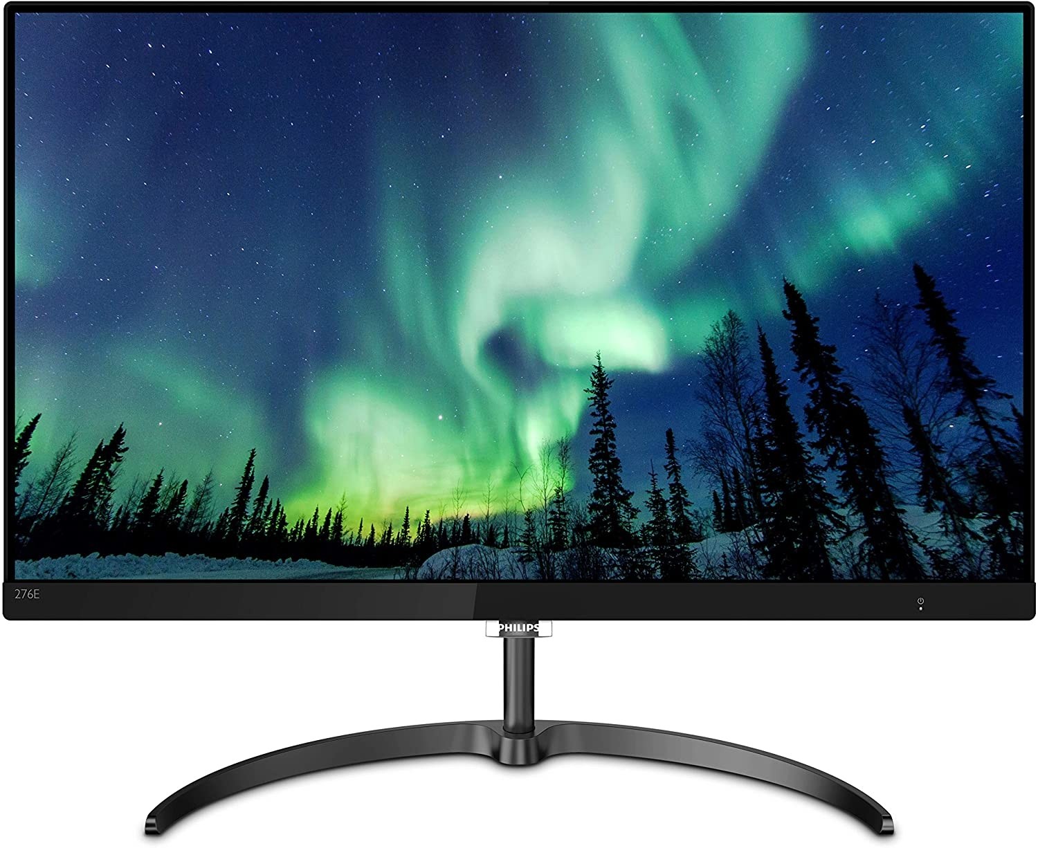 Philips 276E8VJSB 27" Monitor, 4K UHD IPS, 1 Billion+ Colors, Ultranarrow Borders, Lowblue, Multiview