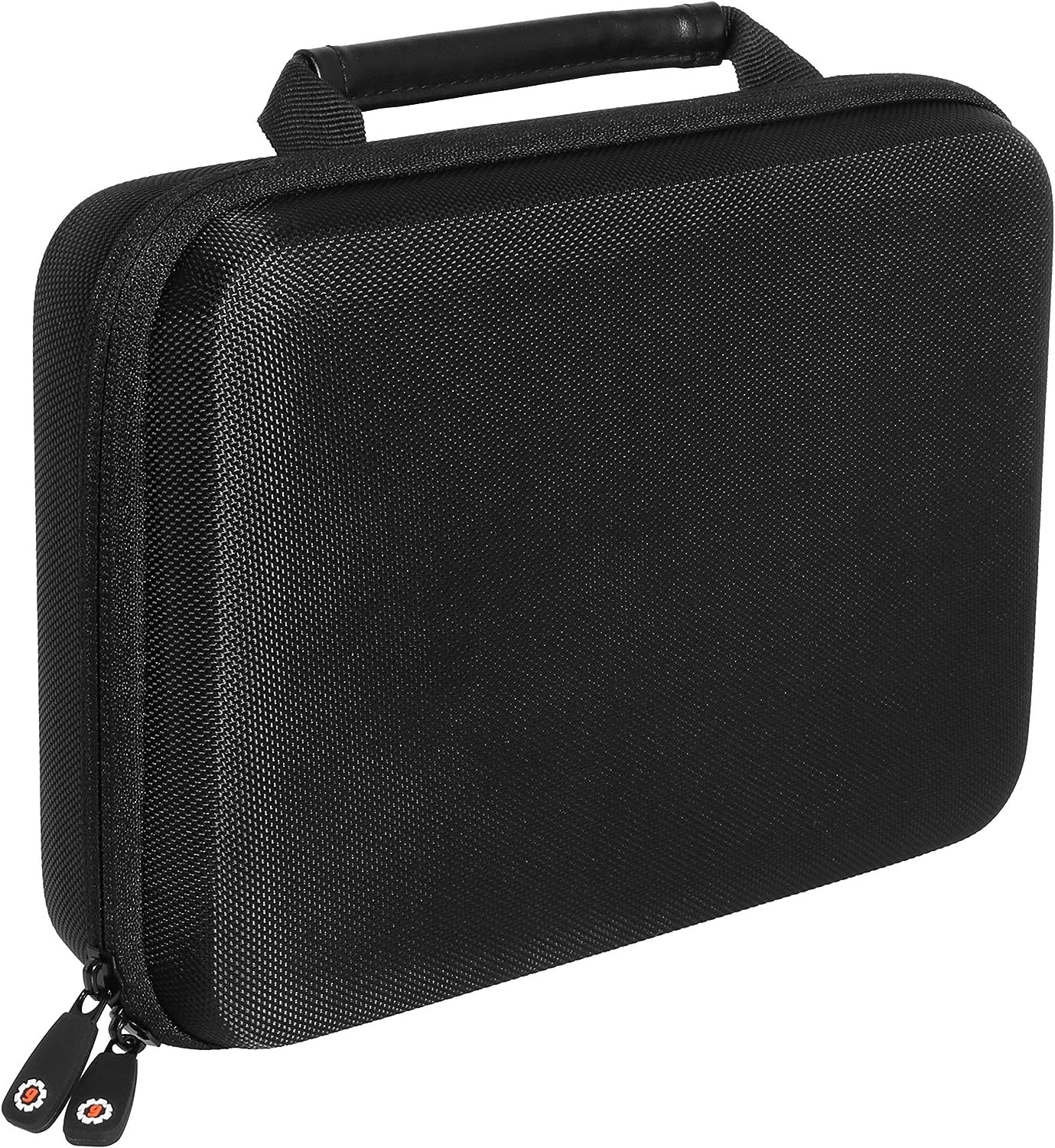 Professional Portable Recorder Case with DIY foam inlay for ZOOM H1, H2N, H5, H4N, H6, F8, Q8 Handy Music Recorders, Charger, Mic Tripod Adapter and Accessories (Polyester Black) 